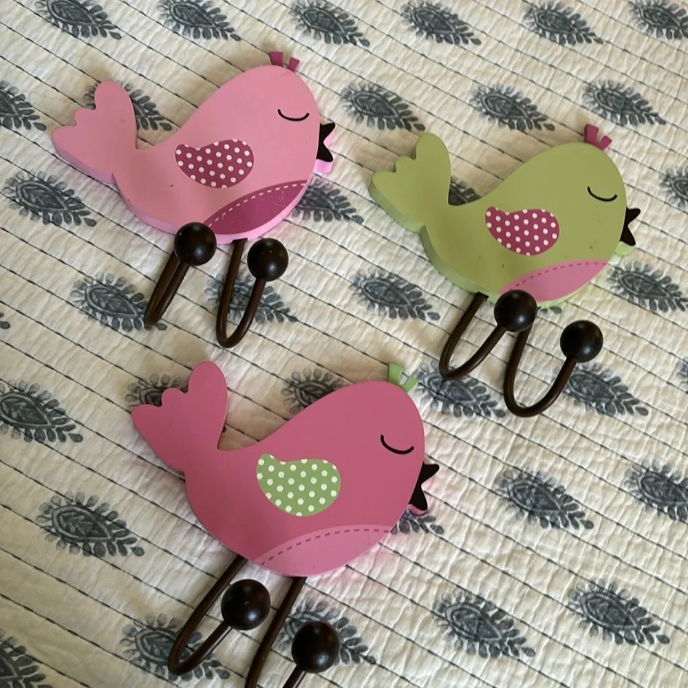 Baby’s Room Clothing Hooks Set of (3)